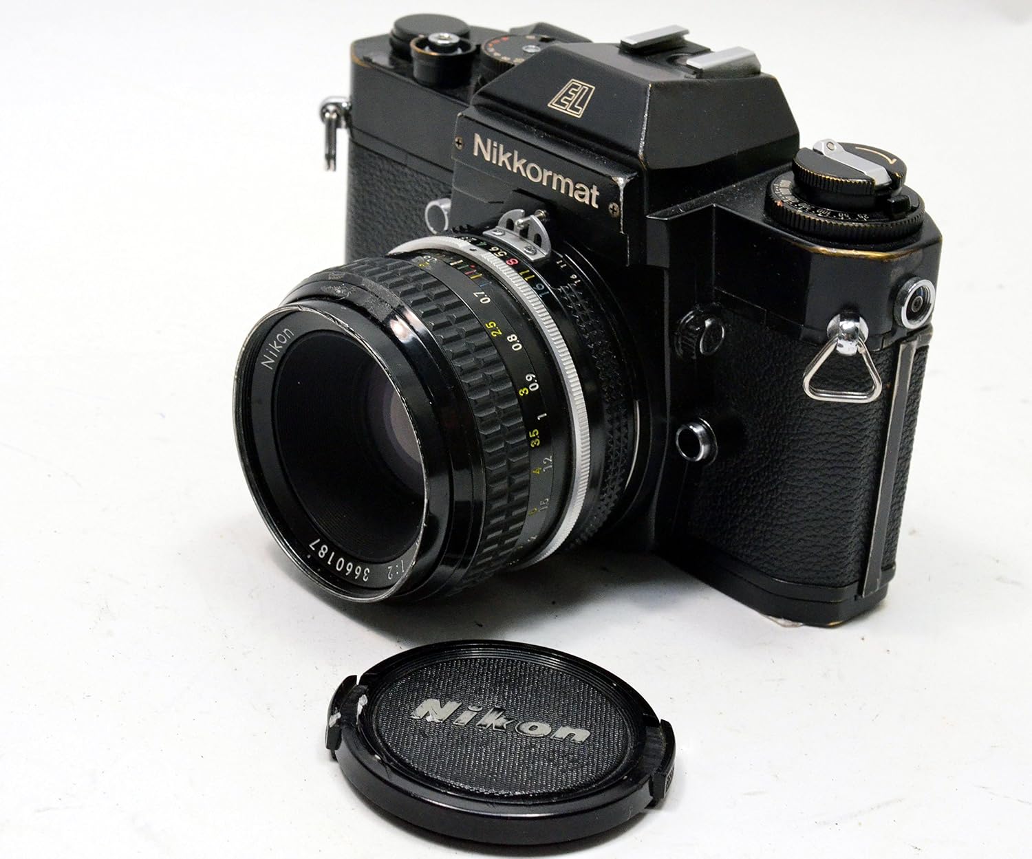 Nikon Nikkormat EL 35MM SLR Film Camera Kit with Lens. (Renewed)