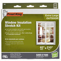 Frost King V95H, 62-Inch by 210-Inch, Clear (Pack of 12)