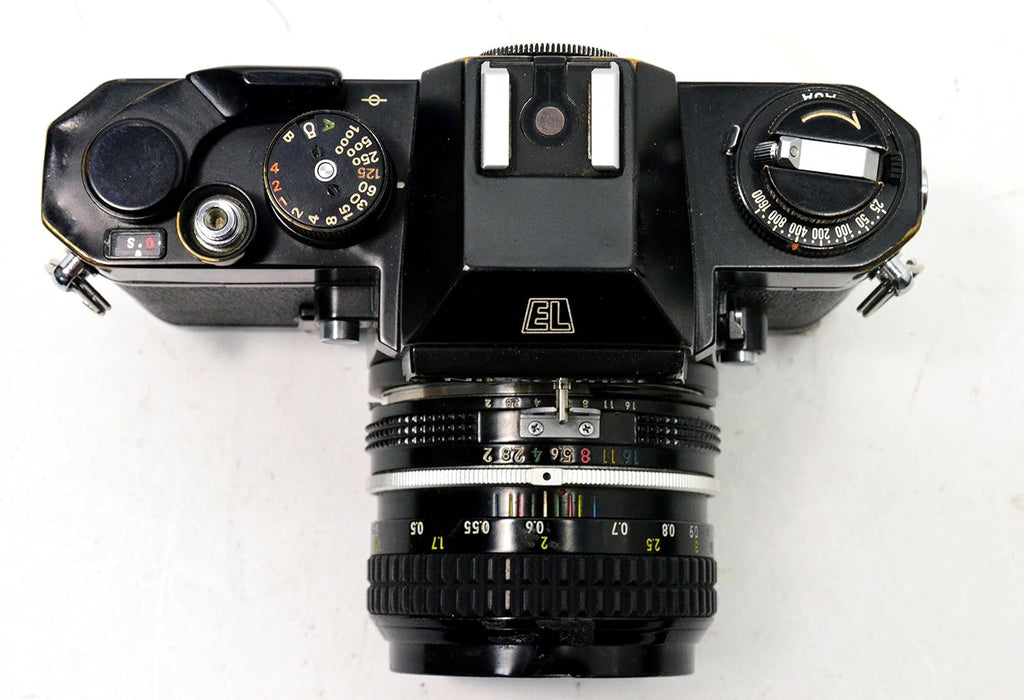 Nikon Nikkormat EL 35MM SLR Film Camera Kit with Lens. (Renewed)