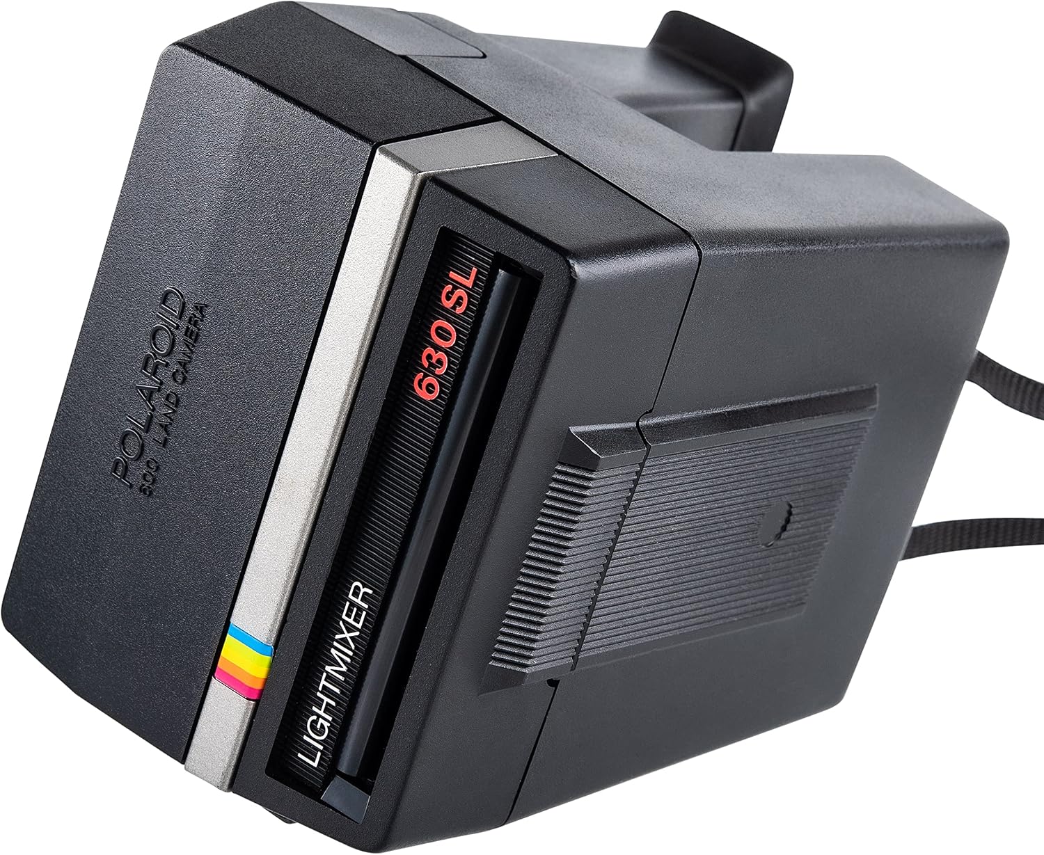 Polaroid 630 SL Lightmixer Silver woth Rainbow Stripe (Renewed)